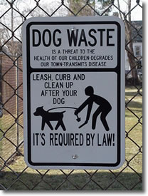 Keep Pet Waste out of the Storm Drains